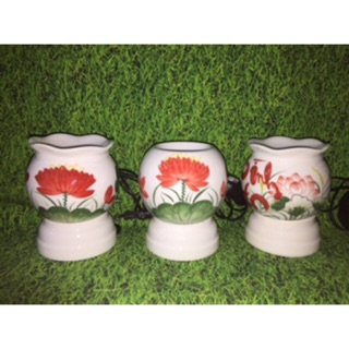 Combo đèn xông tinh dầu sứ cỡ lớn và tinh dầu organic