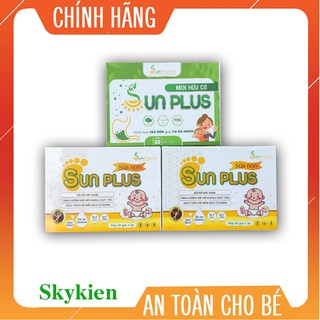 Combo 1 men hữu cơ + 2 sữa non sunplus, giúp bé hết biếng ăn, tăng cân, hết ốm vặt