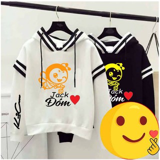 áo hoodie JACK K-ICM phối mũ phối tay có mũ trùm đủ size in theo yêu cầu