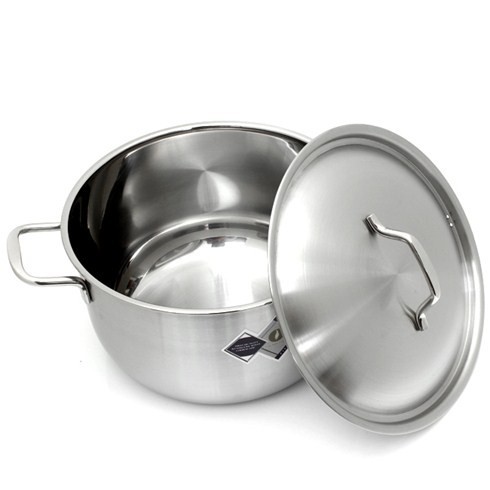 Bộ xửng hấp FiveStar Standard INOX 430 nắp inox (24cm) , 1 đáy dùng được bếp từ , hồng ngoại , gas