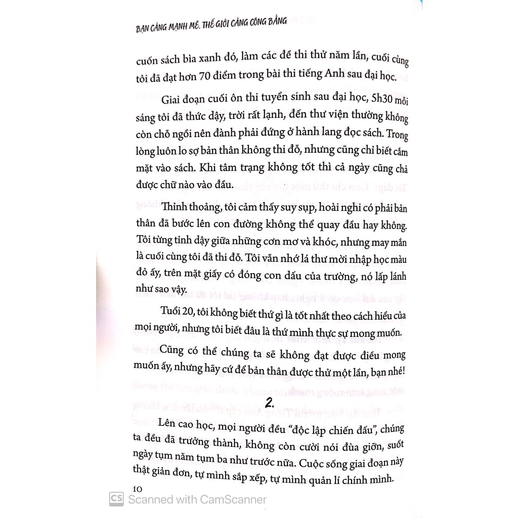 Sách Bạn Càng Mạnh Mẽ, Thế Giới Càng Công Bằng