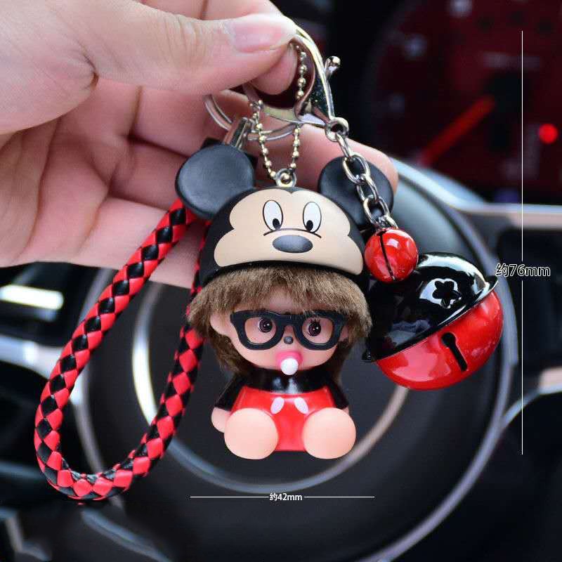 Móc Chìa Khóa Hình Hoạt Hình Sáng Tạo Phong Cách Hàn Quốc Dành Cho Cặp Đôi