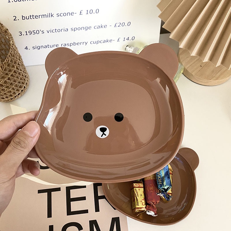 ĐĨA GẤU ĐỰNG THỨC ĂN DỄ THƯƠNG
