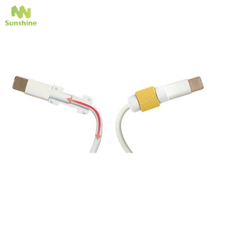 Set 10 Nút Bảo Vệ Đầu Dây Cáp Sạc Usb Cho Iphone 6/7/plus Ipad