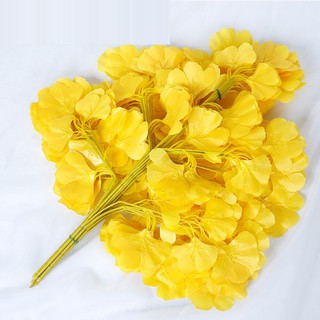 Cành Lá Bạch Đàn ( giẻ quạt) Màu Vàng - Làm cây giả