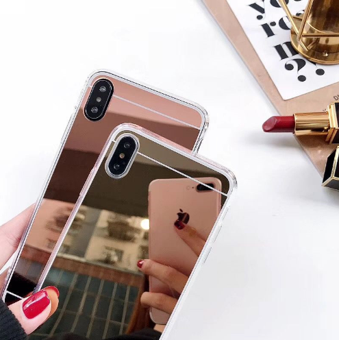 ốp OPPO TPU Soft Cover OPPO Reno 2 A12 Realme C3 5 5i 6i C2 A1K F11 Pro F9 Pro A5S A7 A12E A3S A5 ốp lưng Mirror Phone Case ốp điện thoạiOPPO Reno2 RealmeC3 Realme5 Realme5i Realme6i RealmeC2 F11Pro F9Pro