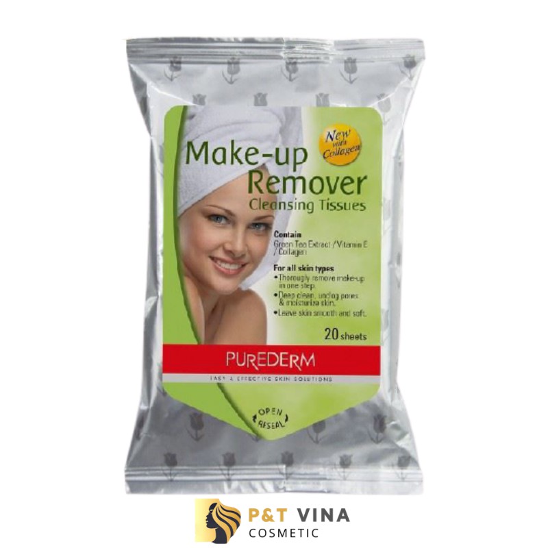 [Chính Hãng] Khăn Giấy Tẩy Trang Purederm