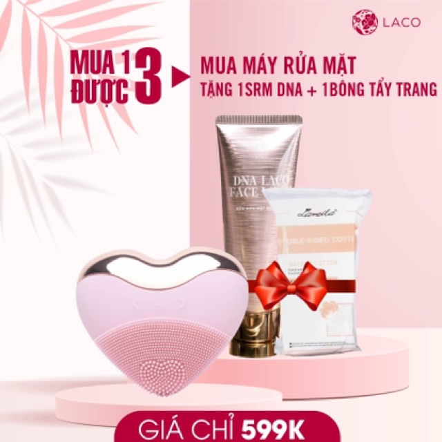 Máy rửa mặt Nâng cơ Laco Luxury ( Khuyến mãi combo ngày têt)