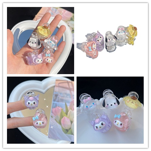 1 Kẹp Tóc Qipin Họa Tiết Hoạt Hình Đáng Yêu Cho Nữ