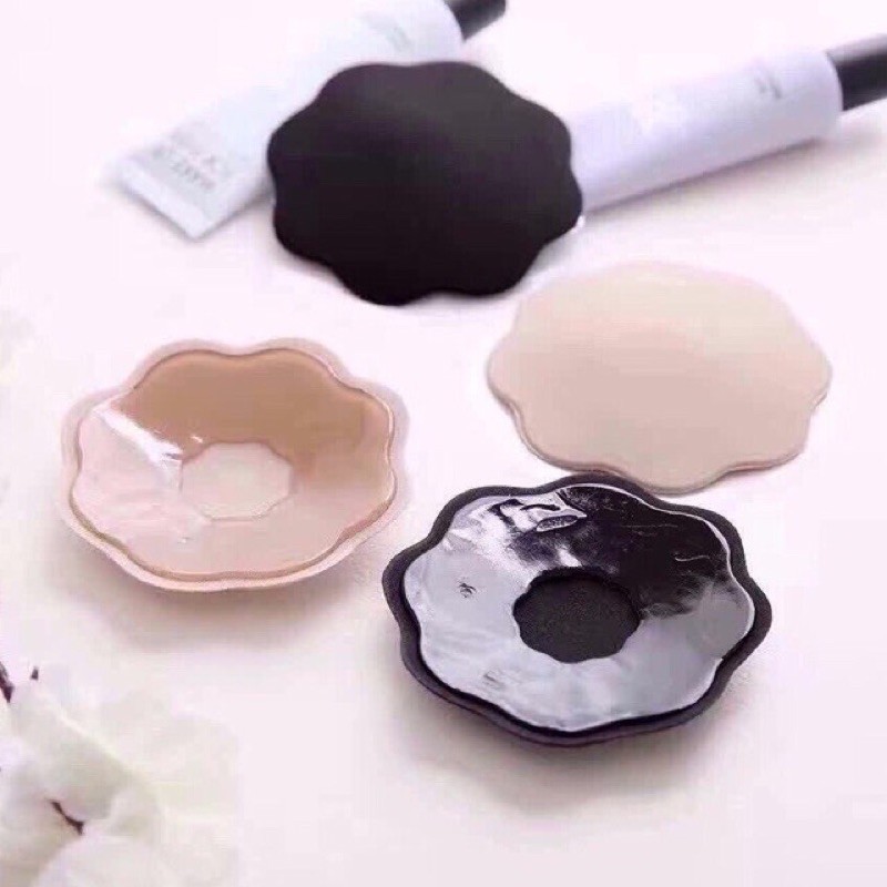 Set 2 Miếng Dán Nhũ Hoa Vải Sử Dụng Nhiều Lân
