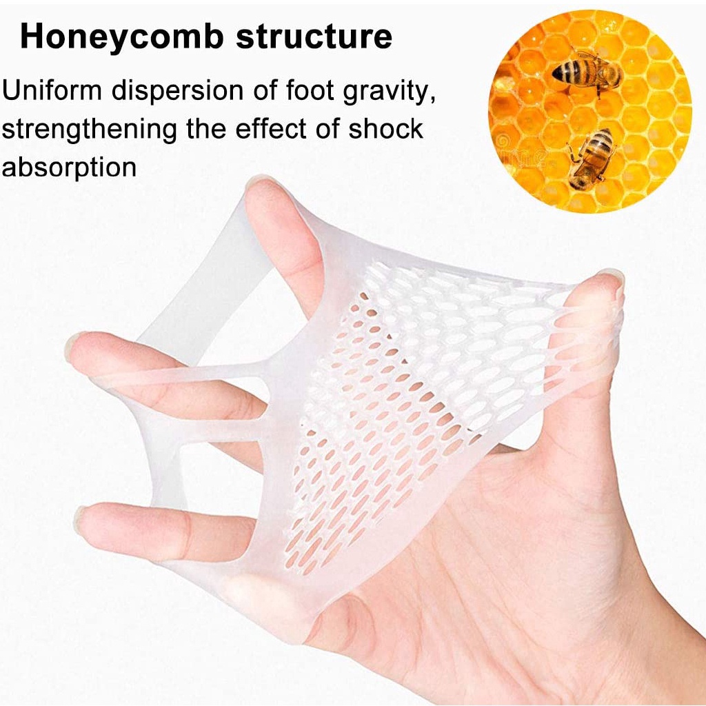 1 Cặp Đệm Gel Silicon Mềm Bảo Vệ Bàn Chân Giảm Đau
