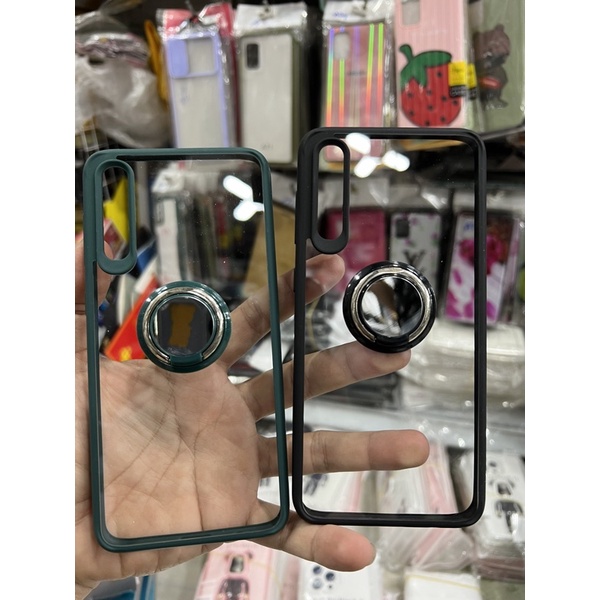 Ốp lưng Samsung A50/A50S ,A70/70S viên dẻo viền lưng trong kèm iring