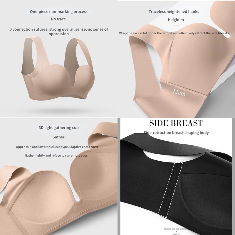 Áo Ngực Thể Thao Không Đường May Chống Chảy Xệ Dành Cho Nữ