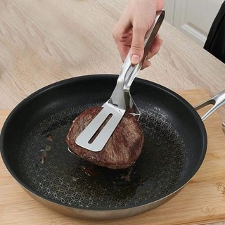 Dụng cụ gấp thịt nướng bánh mì - Kẹp thực phẩm bằng thép không gỉ -Gấp chiên bò bít tết