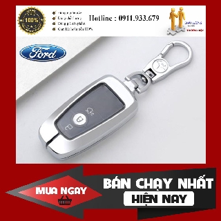 🔥HCM-ốp vỏ chìa khóa ô tô kim loại cao cấp dành cho xe Ford Everest,ranger 2019-2020 M2