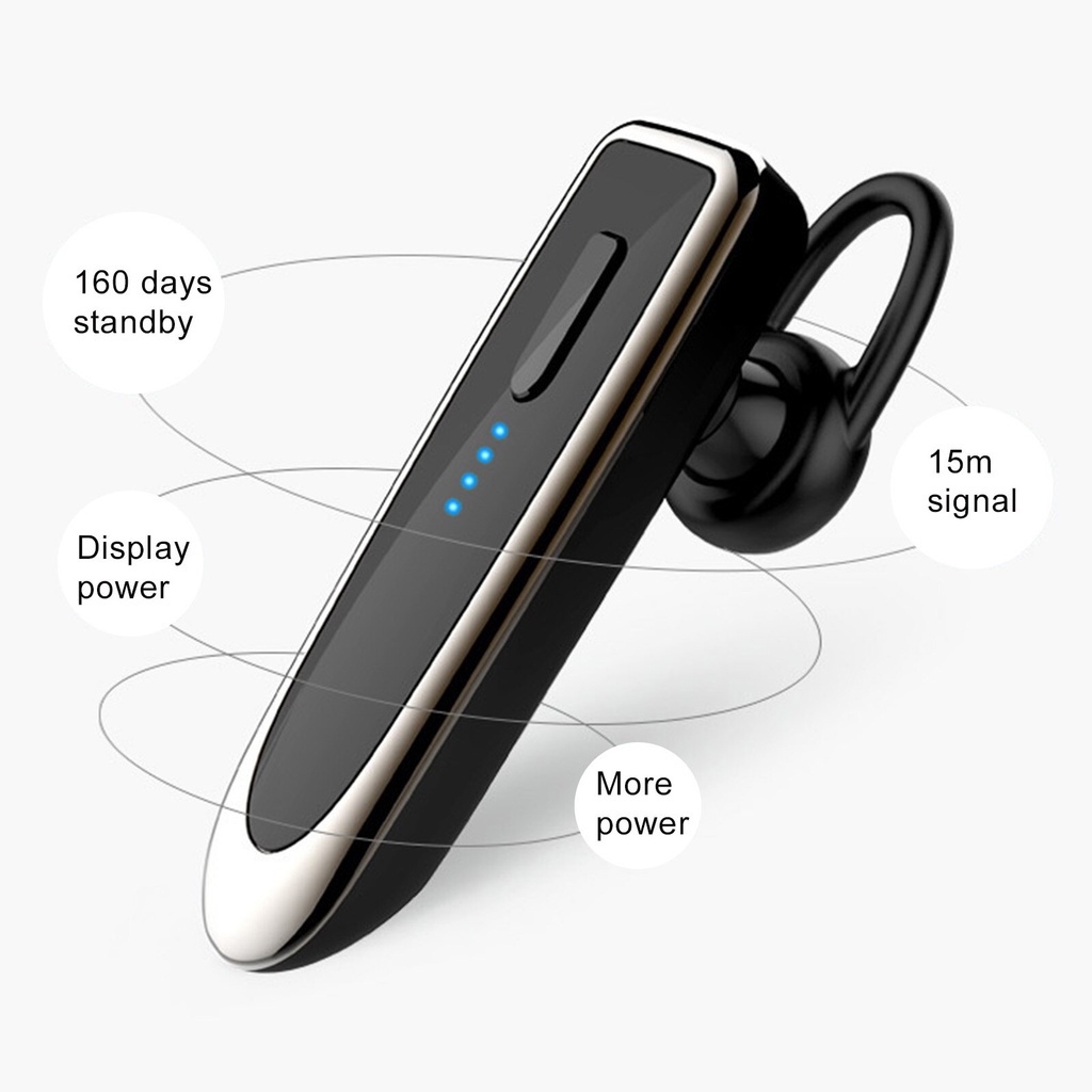 Tai nghe bluetooth nhét tai một bên K23 2022 NEW cao cấp | Mic 5.0, pin 260 mAh nghe nhạc lên đến 12h, đàm thoại 20h