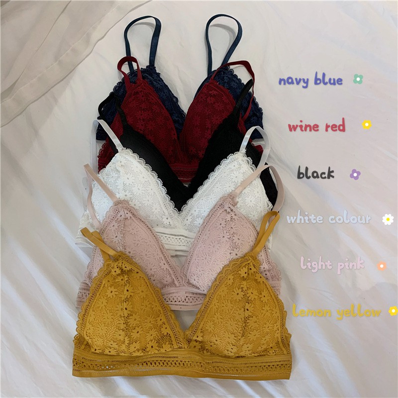 Áo Bra Nữ Ren, Áo Ngực Nữ 2 Dây Mút Mỏng ZANA BRA B7156