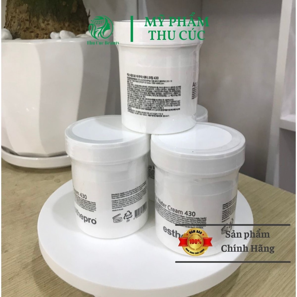 Kem dưỡng ẩm cung cấp độ ẩm và làm mát cho da khô Esthemax Aqua Water Cream 430, Chống lão hóa da dầu, lỗ chân lông to