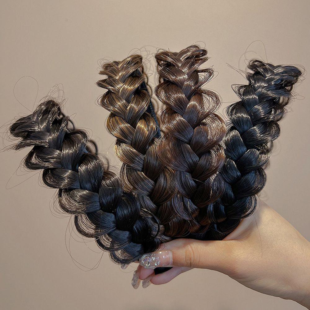 Băng Đô Cài Tóc Kiểu Tóc Bện 1 Phong Cách Cổ Điển Thời Trang