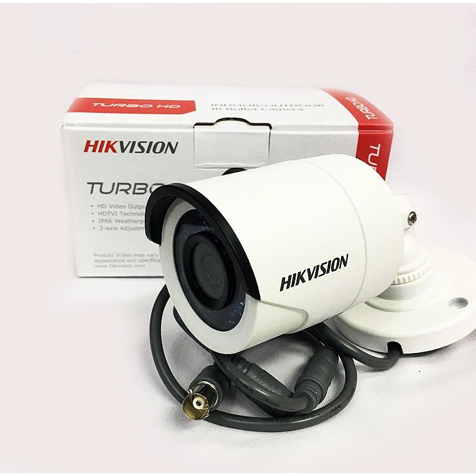 Camera 2.0MP thân hồng ngoại Hikvision DS-2CE16D0T-IR Vỏ Kim Loại