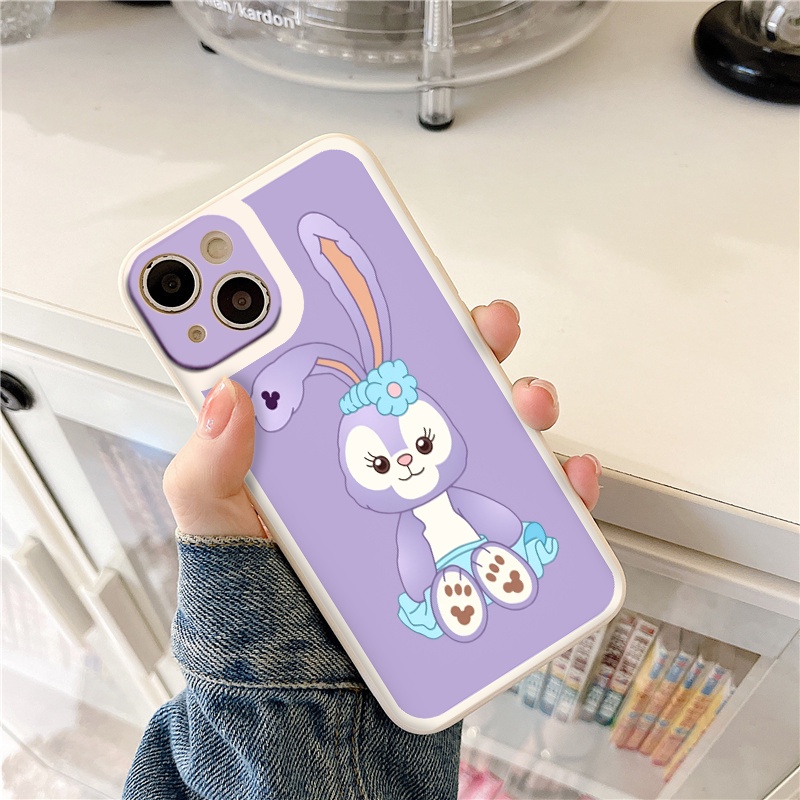 Ốp lưng iphone 13 pro max THỎ TÍM ốp bảo vệ camera vuông cạnh đủ mã 6 đến 11 12 13 promax tr1020