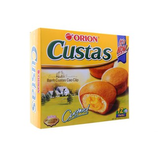 HỘP 23,5G X 12 CÁI - Bánh trứng custas 282g (Kem Trứng & phô mai dâu) - Giá bao tốt