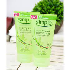 Sữa Rửa Mặt Dạng Gel Simple Kind To Skin Refreshing Facial Wash 150ml | BigBuy360 - bigbuy360.vn