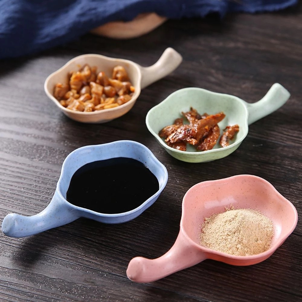 Chén đựng nước chấm hình hoa anh đào có tay cầm