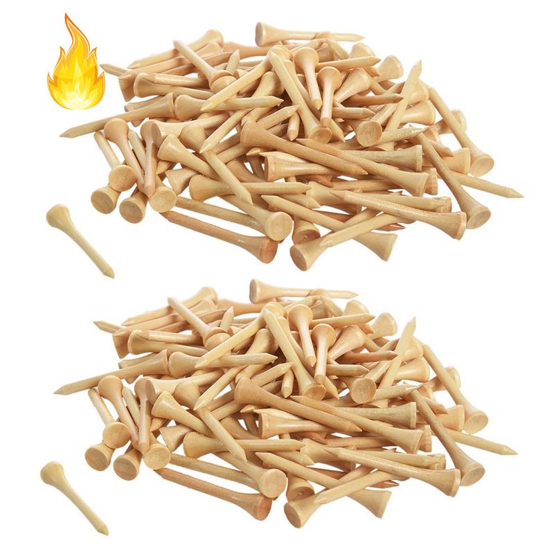 Set 200 bóng golf chữ T bằng gỗ kích thước 54mm