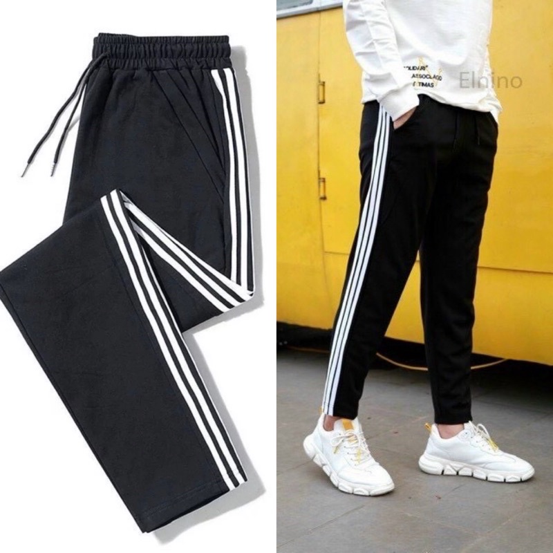 Quần thể thao nam nữ unisex,quần thu đông nam nữ co gian mặc thể dục