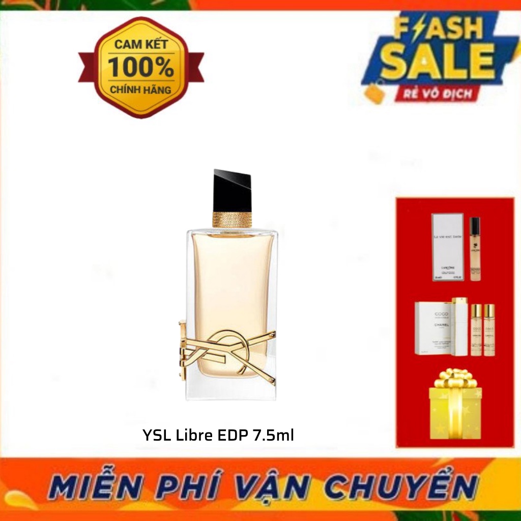 Nước hoa YSL  Nước hoa YSL Libre EDP 7.5ml freeship- nước hoa chính hãng
