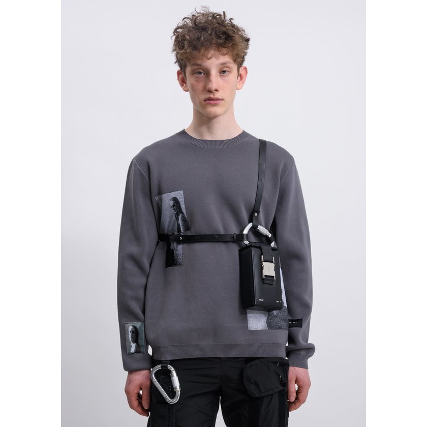 Túi đựng điện thoại Heliot Emil leather phone sling pouch ss20