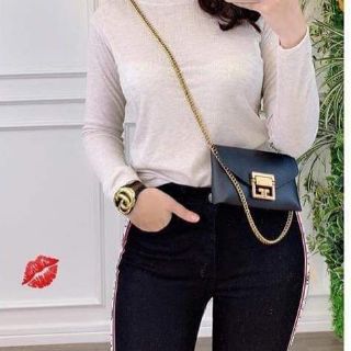 Áo thun gân tay dài , áo thun nữ dáng chuẩn tôn dáng RUBY CLOTHING A05