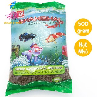 Thức ăn cho cá cảnh shanghai hạt nhỏ 500g