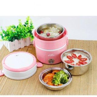 CẶP LỒNG CÀ MEN Ủ CƠM 3 TẦNG CẮM ĐIỆN