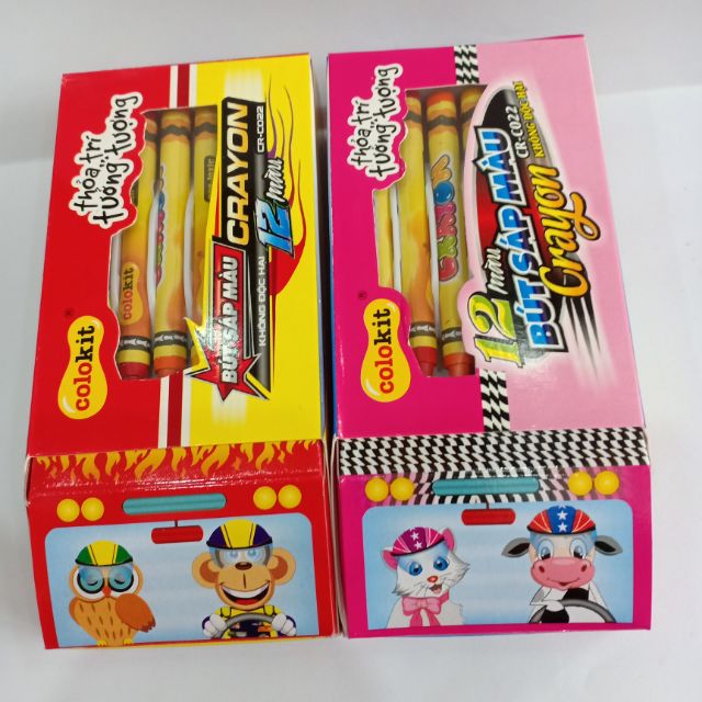 Bút sáp màu CR-C022,12M