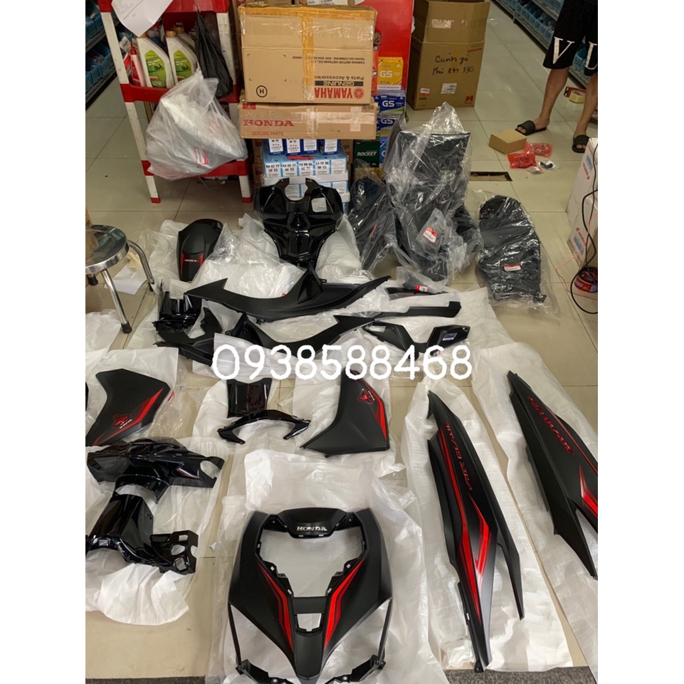 DÀN ÁO AB 2016 ĐEN NHÁM ZIN CHÍNH HÃNG HONDA