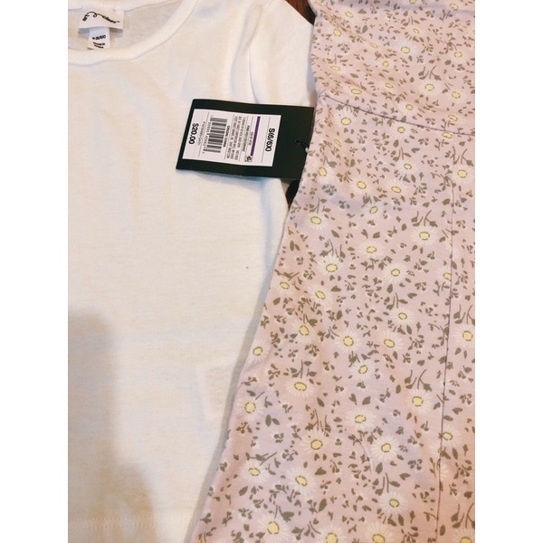 Set váy yếm kèm áo phông bé gái sz đại du xin