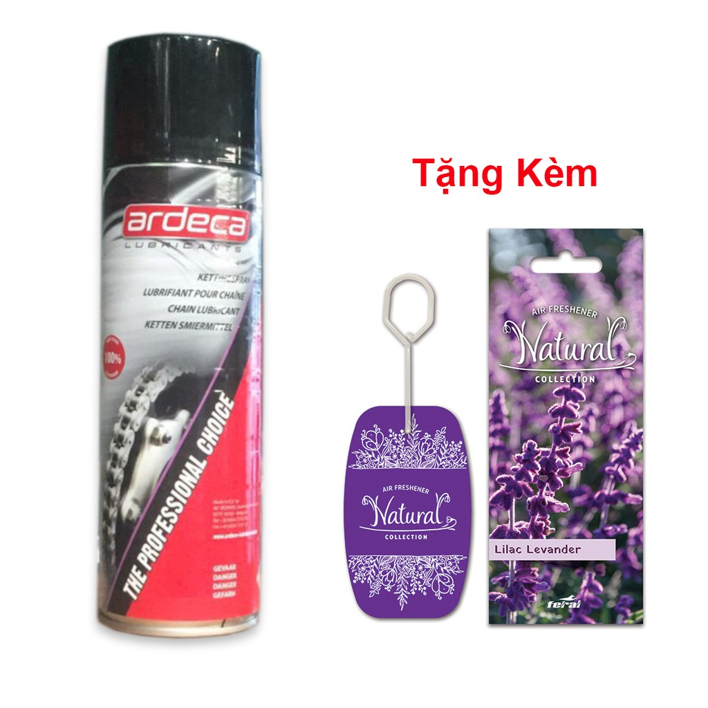 Tặng giấy thơm khi mua Xịt dưỡng sên cao cấp Ardeca XP Chain dùng cho bộ phận máy di chuyển, ốc vít, xích, dây cáp, vv..