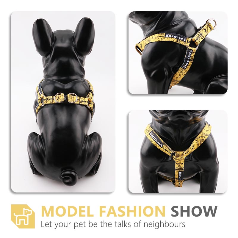 HamshMoc Dây đai dễ điều chỉnh độ dài để dắt thú cưng vừa và nhỏ đi dạo 4