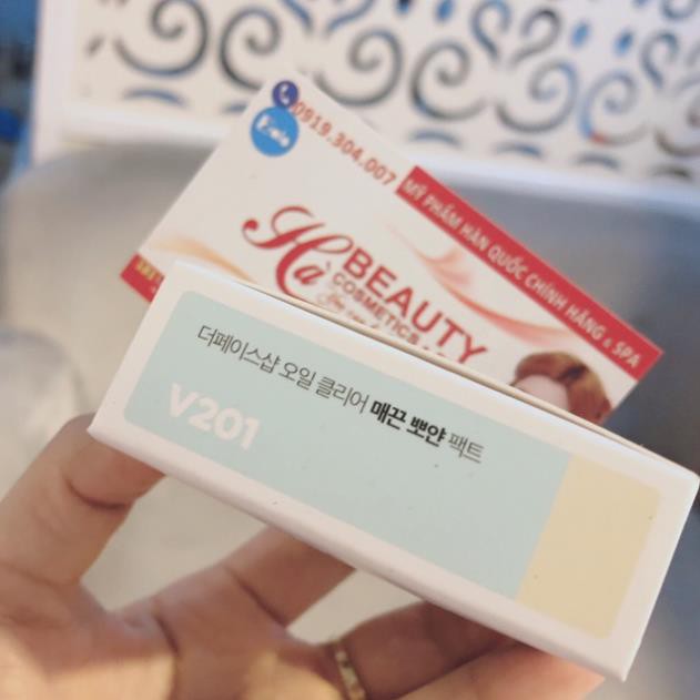 Phấn phủ kiềm dầu siêu mịn cho da hỗn hợp da dầu trang điểm The Face Shop Oil Clear Smooth & Bright Powder 9g | BigBuy360 - bigbuy360.vn