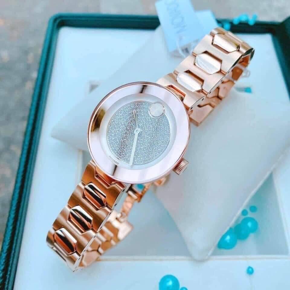 Đồng Hồ Nữ Movado Bold Crystal Pave 3600493