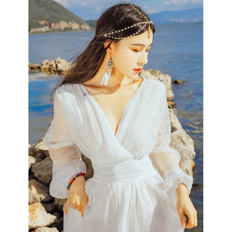 Vòng đội đầu (headchain) dây chuyền đính hạt phối charm