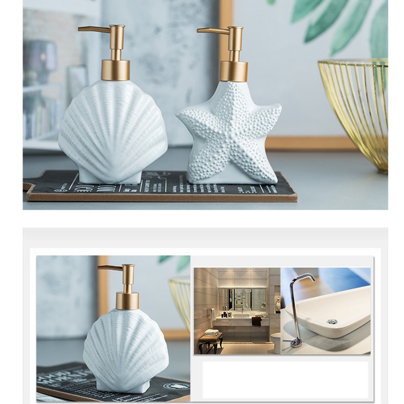 Bình Sứ Đựng Xà Phòng Dạng Ấn Phong Cách Bắc Âu 420ML