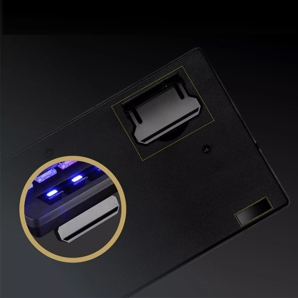 Bàn Phím Cơ Gaming LED 7 Màu Divipard AK911, Bàn Phím Cơ Chuyên Game Divipard AK911 Tích Hợp Led 7 Màu