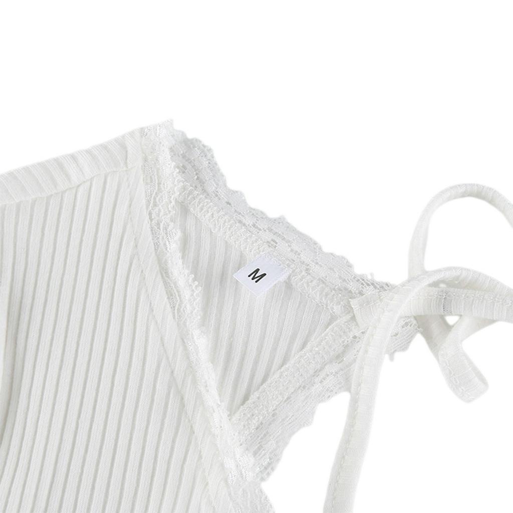 Áo Thun Cổ Tim Hở Lưng Dài Tay  Quyến Rũ Dành Cho Nữ