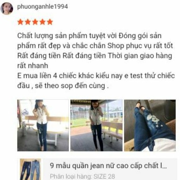 * 8 mẫu quần jean nữ lưng cao, cao cấp chất lượng y hình 100% hàng chuẩn shop jean dày dặn pó co giãn.