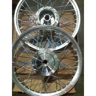 Bộ bánh căm đùm mạ crom.niền nhôm.loại tốt