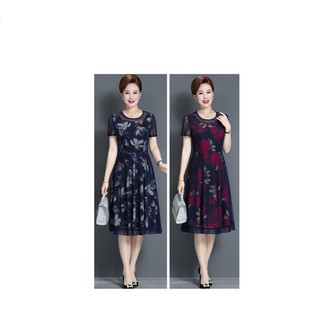 Váy hoa cao cấp cho mẹ