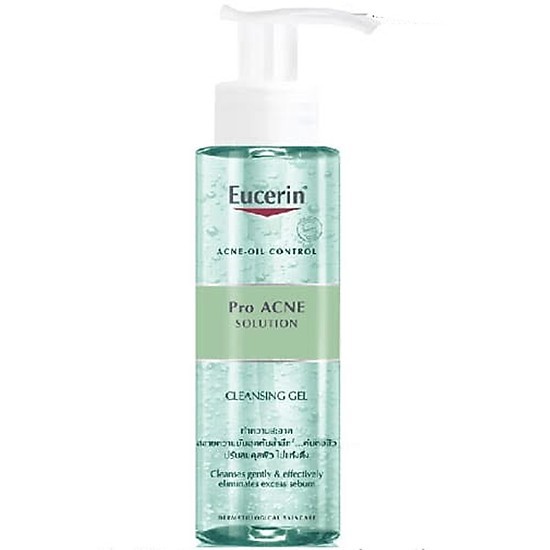 EUCERIN GEL RỬA MẶT DÀNH CHO DA NHỜN MỤN EUCERIN PROACNE CLEASING 200ML